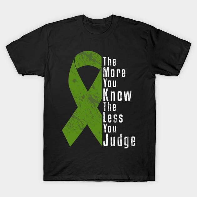 Inspirational The More You Know The Less You Judge T-Shirt by hony.white